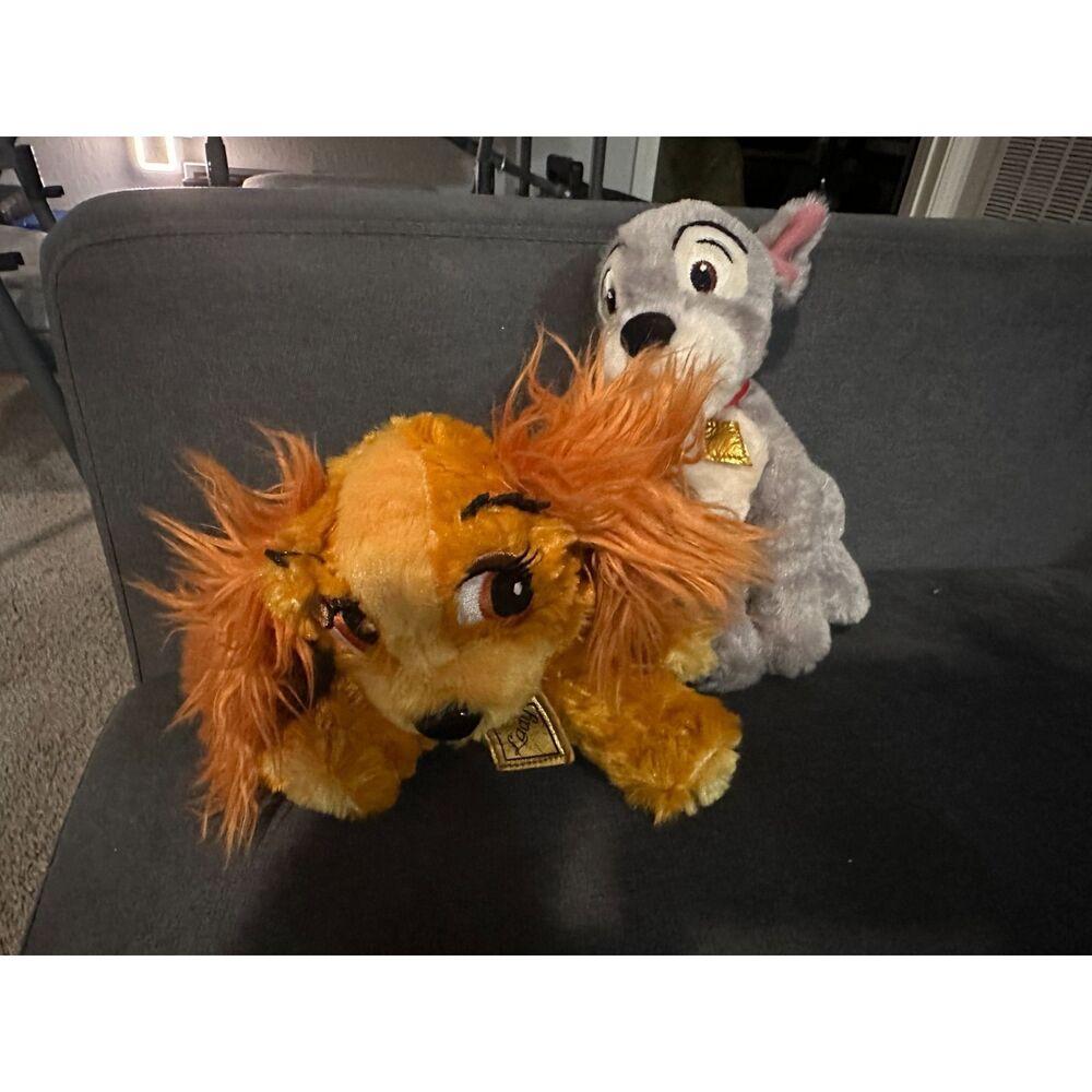 Lady and the Tramp Plush Toys Disney Store